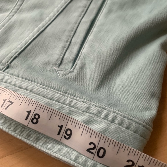 Talbots Denim Jean Jacket in Mint Color- Size L - Picture 6 of 10